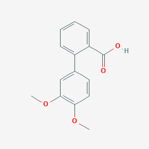 molecular formula C15H14O4 B3048675 2-(3,4-Dimethoxyphenyl)benzoic acid CAS No. 1794-58-7