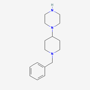 molecular formula C16H25N3 B3048741 1-(1-Benzylpiperidin-4-yl)piperazine CAS No. 180532-65-4