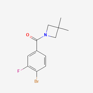(4-Bromo-3-fluorophenyl)(3,3-dimethylazetidin-1-yl)methanone