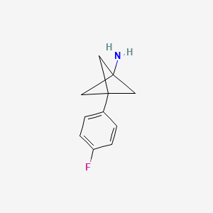 3-(4-Fluorophenyl)bicyclo[1.1.1]pentan-1-amine