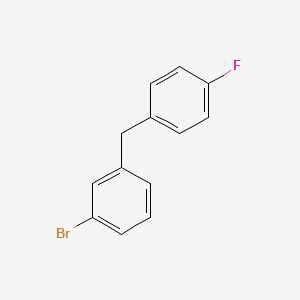 Benzene, 1-bromo-3-[(4-fluorophenyl)methyl]-