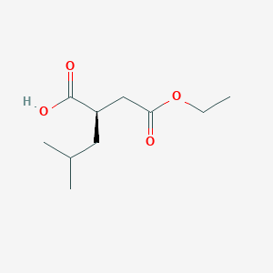 (2R)-2-[(Ethoxycarbonyl)methyl]-4-methylpentanoic acid