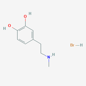 1,2-Benzenediol, 4-[2-(methylamino)ethyl]-, hydrobromide (1:1)