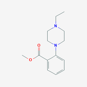 molecular formula C14H20N2O2 B3048798 Methyl 2-(4-ethylpiperazin-1-YL)benzoate CAS No. 1820640-78-5