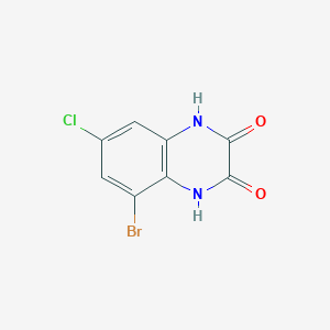 5-Bromo-7-chloroquinoxaline-2,3(1H,4H)-dione