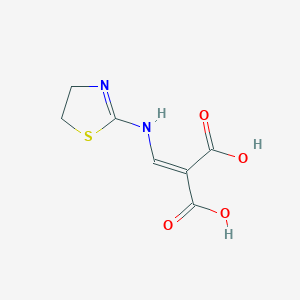 2-[(Thiazolidin-2-ylidene)aminomethylidene]malonic acid
