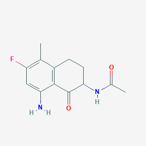 molecular formula C13H15FN2O2 B3048822 Exatecan Intermediate 2 CAS No. 182182-31-6