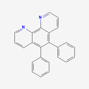 molecular formula C24H16N2 B3048828 5,6-Diphenyl-1,10-phenanthroline CAS No. 182319-03-5