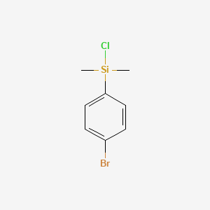 molecular formula C8H10BrClSi B3048831 (4-Bromophenyl)chlorodimethylsilane CAS No. 18236-77-6