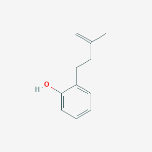 molecular formula C11H14O B3048835 2-(3-Methylbut-3-en-1-yl)phenol CAS No. 18272-65-6