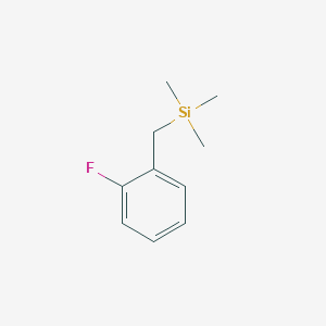 molecular formula C10H15FSi B3048844 (2-Fluorophenyl)methyl-trimethylsilane CAS No. 1833-40-5