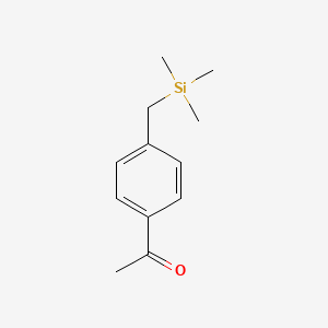 Ethanone, 1-[4-[(trimethylsilyl)methyl]phenyl]-