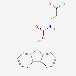 Carbamic acid, (3-chloro-3-oxopropyl)-, 9H-fluoren-9-ylmethyl ester
