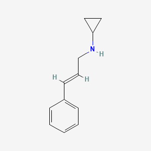 molecular formula C12H15N B3048859 N-(3-Phenyl-2-propen-1-YL)cyclopropanamine CAS No. 18381-63-0