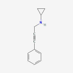 B3048860 N-(3-phenylprop-2-ynyl)cyclopropanamine CAS No. 18381-64-1