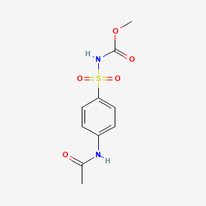 Carbamic acid, [[4-(acetylamino)phenyl]sulfonyl]-, methyl ester