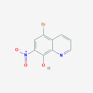 molecular formula C9H5BrN2O3 B3048876 5-Bromo-7-nitroquinolin-8-ol CAS No. 18472-04-3