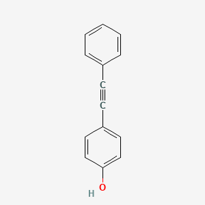 molecular formula C14H10O B3048880 4-(2-Phenylethynyl)phenol CAS No. 1849-26-9