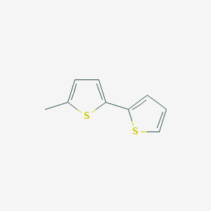 molecular formula C9H8S2 B3048883 2-Methyl-5-(thiophen-2-YL)thiophene CAS No. 18494-74-1