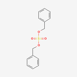 molecular formula C14H14O4S B3048885 Dibenzyl sulfate CAS No. 18495-74-4