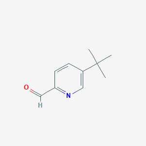 molecular formula C10H13NO B3048909 5-(tert-Butyl)picolinaldehyde CAS No. 185682-81-9