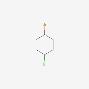 molecular formula C6H10BrCl B3048930 Cyclohexane, 1-bromo-4-chloro-, trans- CAS No. 18656-14-9
