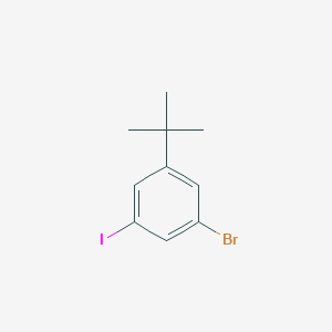 molecular formula C10H12BrI B3048931 1-Bromo-3-(tert-butyl)-5-iodobenzene CAS No. 186772-43-0