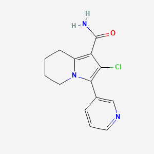molecular formula C14H14ClN3O B3048932 CMV-423 CAS No. 186829-19-6