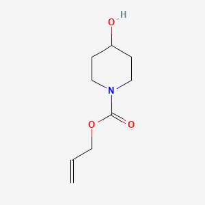 molecular formula C9H15NO3 B3048939 Prop-2-en-1-yl 4-hydroxypiperidine-1-carboxylate CAS No. 187265-40-3