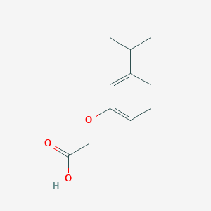 molecular formula C11H14O3 B3048947 2-[3-(Propan-2-yl)phenoxy]acetic acid CAS No. 1878-52-0
