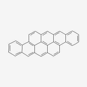 molecular formula C30H16 B3048949 Naphthaceno[2,1,12,11-opqra]naphthacene CAS No. 188-42-1