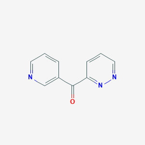 molecular formula C10H7N3O B3048965 Pyridazin-3-YL(pyridin-3-YL)methanone CAS No. 188630-95-7