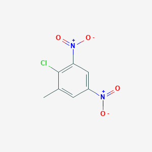 molecular formula C7H5ClN2O4 B3048978 2-Chloro-1-methyl-3,5-dinitrobenzene CAS No. 18905-50-5