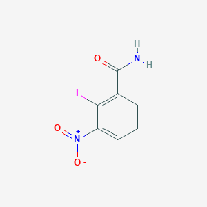 molecular formula C7H5IN2O3 B3048981 2-Iodo-3-nitrobenzamide CAS No. 189125-09-5