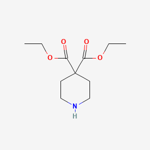 molecular formula C11H19NO4 B3048991 Diethyl piperidine-4,4-dicarboxylate CAS No. 189323-11-3