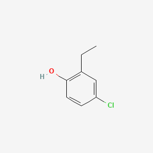 molecular formula C8H9ClO B3049005 4-Chloro-2-ethylphenol CAS No. 18979-90-3