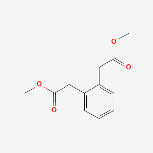 molecular formula C12H14O4 B3049042 1,2-Benzenediacetic acid, dimethyl ester CAS No. 19109-69-4