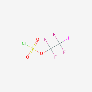 molecular formula C2ClF4IO3S B3049073 2-Iodo-1,1,2,2-tetrafluoroethyl chlorosulfate CAS No. 192569-10-1