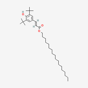molecular formula C35H60O3 B3049082 Stearyl 3,5-di-tert-butyl-4-hydroxycinnamate CAS No. 19277-65-7