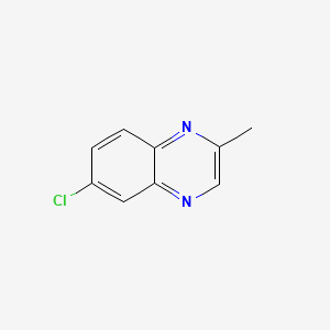 molecular formula C9H7ClN2 B3049085 6-Chloro-2-methylquinoxaline CAS No. 1932-67-8