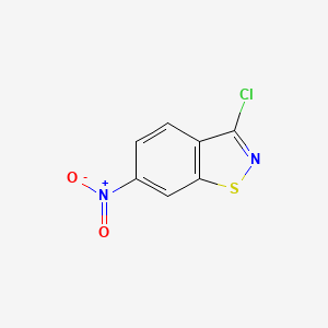 molecular formula C7H3ClN2O2S B3049087 3-Chloro-6-nitro-1,2-benzisothiazole CAS No. 19331-27-2