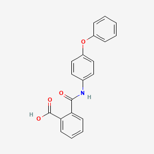 molecular formula C20H15NO4 B3049093 2-[(4-Phenoxyphenyl)carbamoyl]benzoic acid CAS No. 19368-04-8