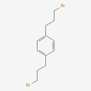 molecular formula C12H16Br2 B3049098 1,4-Bis-(3-bromopropyl)-benzene CAS No. 19417-59-5