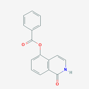 molecular formula C16H11NO3 B030491 (1-氧代-2H-异喹啉-5-基)苯甲酸酯 CAS No. 370872-09-6