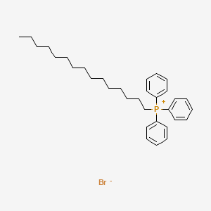 molecular formula C33H46BrP B3049104 Phosphonium, pentadecyltriphenyl-, bromide CAS No. 1944-80-5