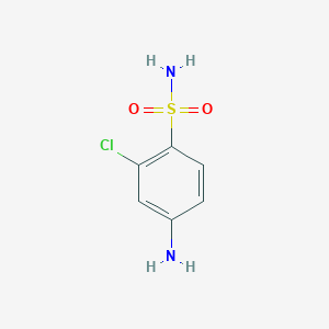 molecular formula C6H7ClN2O2S B3049142 4-Amino-2-chlorobenzenesulfonamide CAS No. 1954-94-5