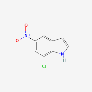 molecular formula C8H5ClN2O2 B3049167 7-chloro-5-nitro-1H-indole CAS No. 196205-09-1