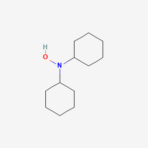 molecular formula C12H23NO B3049171 Cyclohexanamine, N-cyclohexyl-N-hydroxy- CAS No. 19627-68-0