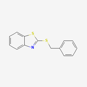 molecular formula C14H11NS2 B3049178 2-(benzylthio)benzo[d]thiazole CAS No. 19654-17-2