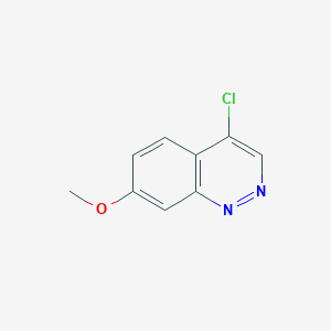 molecular formula C9H7ClN2O B3049194 4-Chloro-7-methoxycinnoline CAS No. 197359-55-0